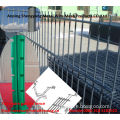 galvanized and powder coating double wire fence (China Factory)